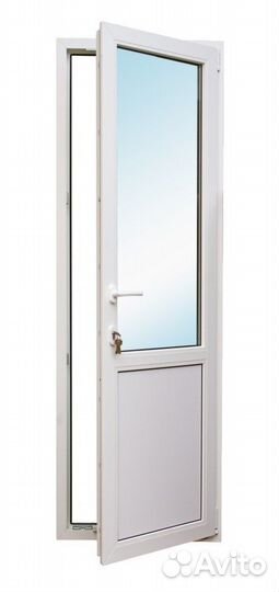 Новая дверь пластиковая с установкой