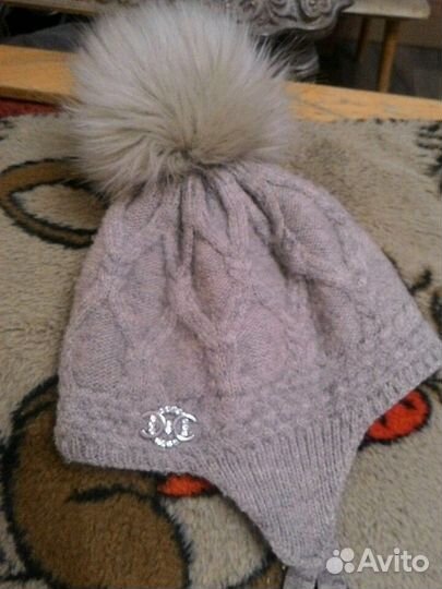 Шапка зимняя на 6-8 лет