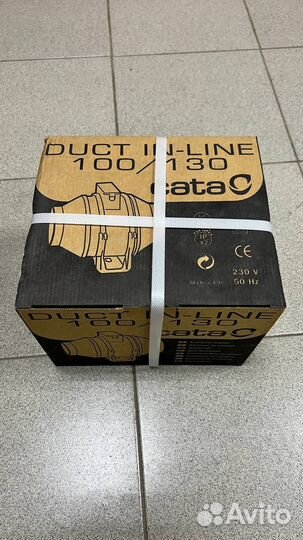Канальный вентилятор 100/130