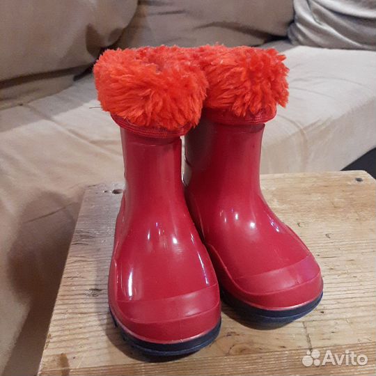 Детские резиновые сапоги