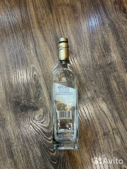 Бутылка от виски 0,75 пустая Johnnie walker gold