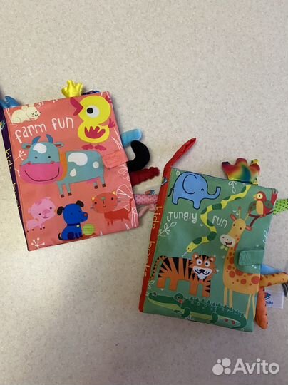 Тканевые мягкие книжки для малышей