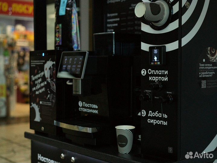 Кофейный автомат без найма сотрудников