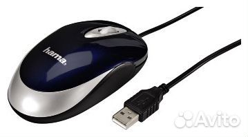 Мышь hama M312 Optical Mouse Silver-Black USB