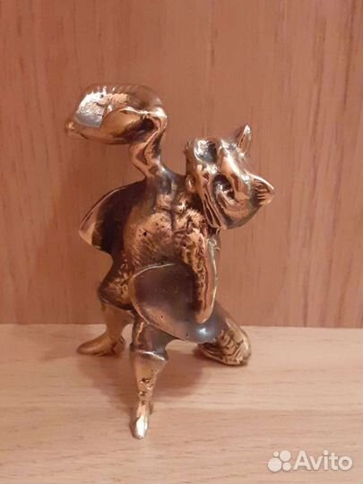 Статуэтка. Бронза. Кот в сапогах