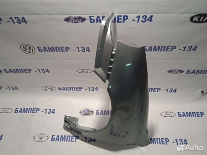 Крыло левое переднее калина 1 серое