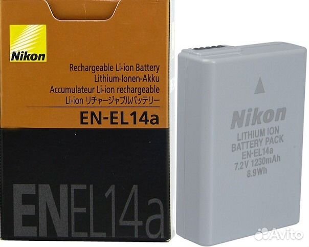 Аккумулятор Nikon EN-EL14а новый в упаковке (Bipo)