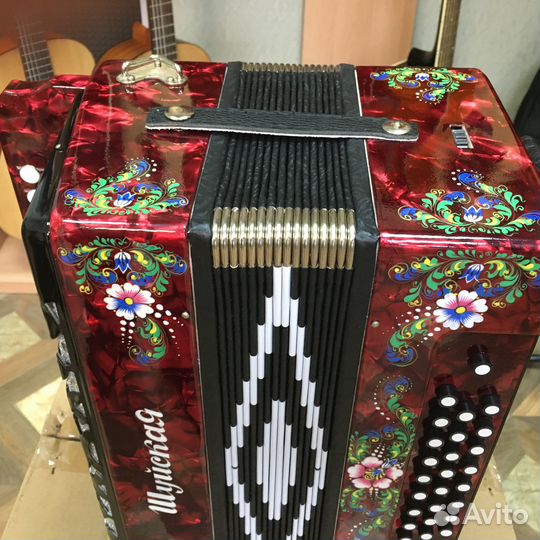 Гармонь Шуйская S51XL бордовая