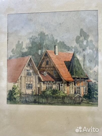 Рисунки акварель 1968 г Б.Савостин