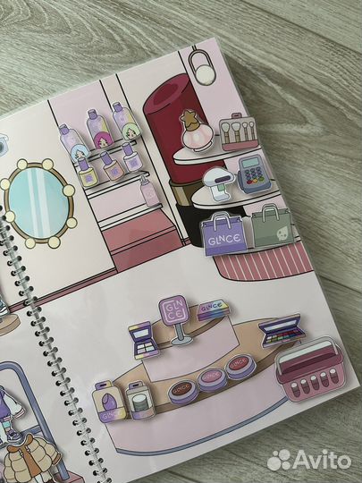 Альбом игровой на липучках 