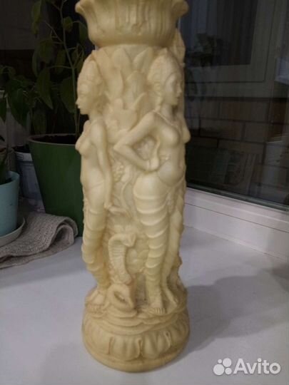 Ваза для фруктов на ножке СССР