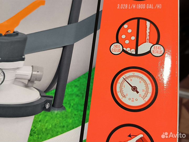 Песочный фильтр 3028л/ч Bestway 58515