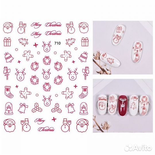 Бабочки цветочки 3D наклейки для дизайна ногтей