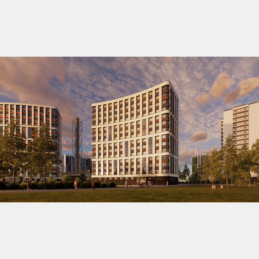 1-к. квартира, 30,4 м², 4/18 эт.
