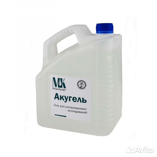 Гель для узи Акугель бесцветный, средней вязкости