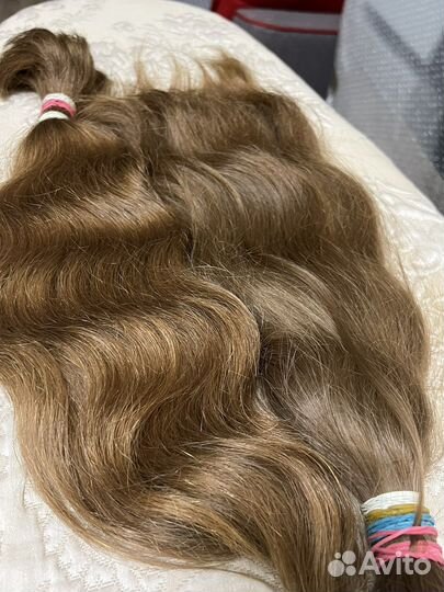 Срез детских кудрявых волос 48-52 см/119г