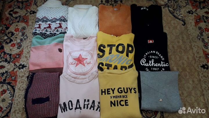 Фирменные вещи пакетами для дев. р 140 по 170