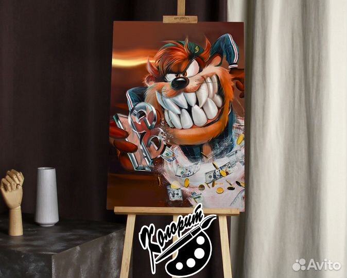 Картина Тасманский Дьявол