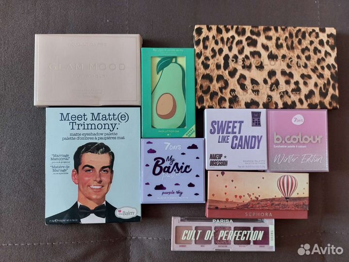 Палетки теней торг