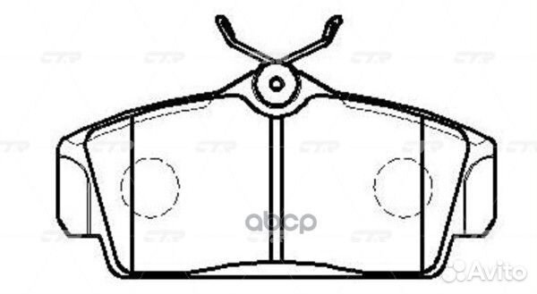 GK0769 колодки дисковые передние Nissan Primer