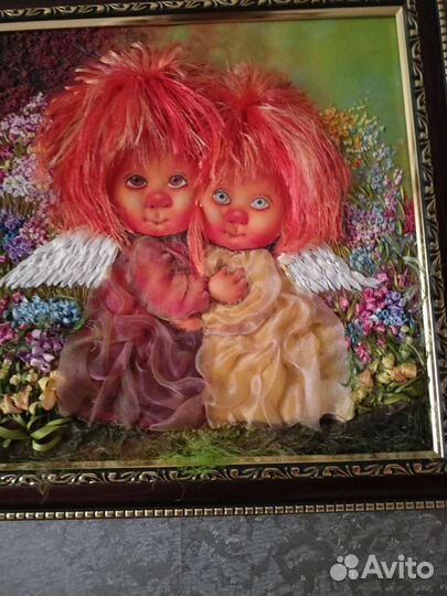 Вышивка лентами картины