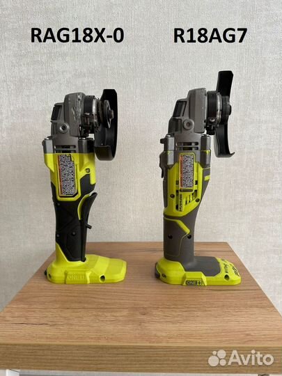 Бесщеточная аккумуляторная ушм ryobi ONE+