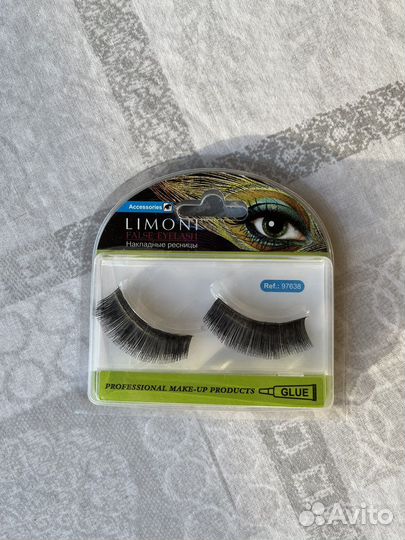 Накладные / искусственные ресницы с клеем новые