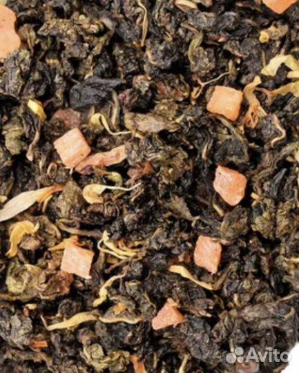 Чай зеленый улун клубника манго молочный