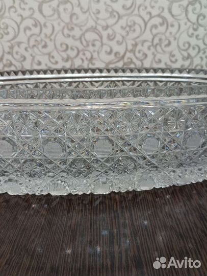 Ваза хрустальная большая СССР