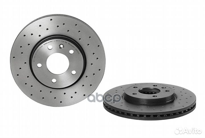 Диск тормозной GM cruze/astra J 09- (С