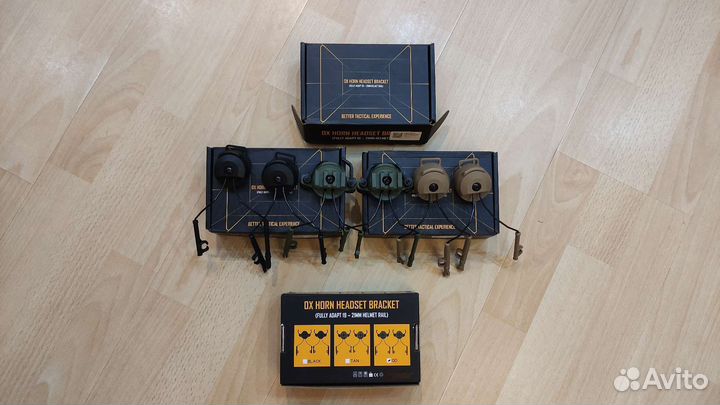 Крепление для активных наушников на шлем