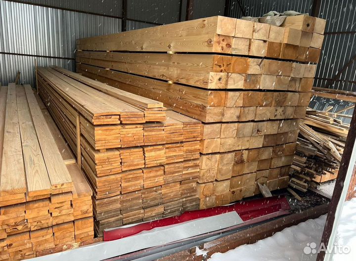 Доска обрезная 40х150х6000мм от производителя