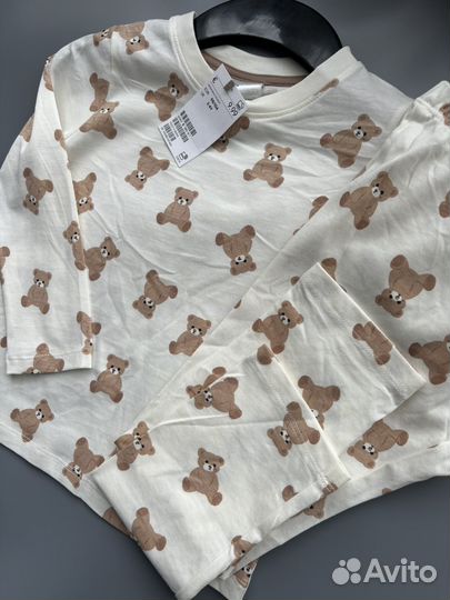 Пижама для девочки H&M 92; 98/104;110/116;134/140
