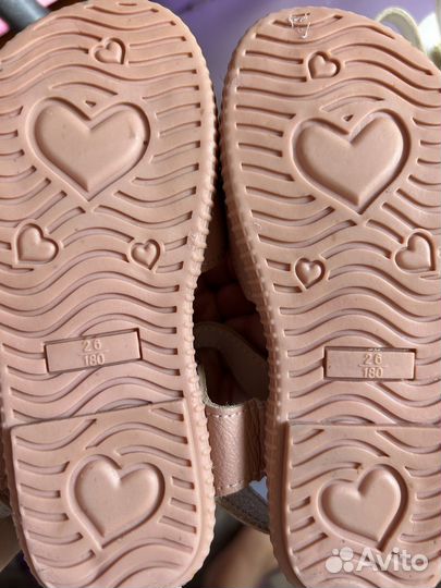 Сандали для девочки 26 размер