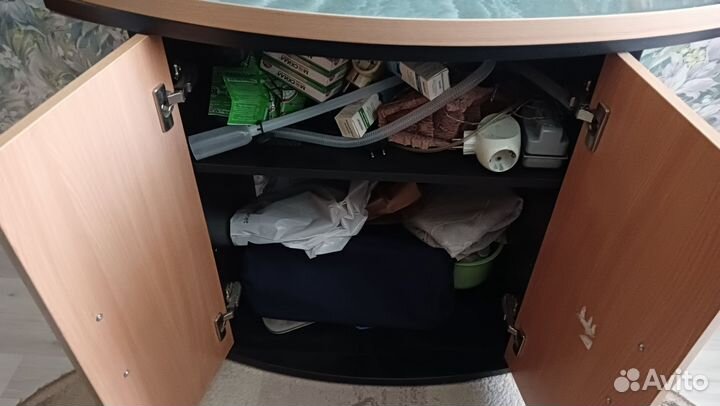 Аквариум с тумбой бу