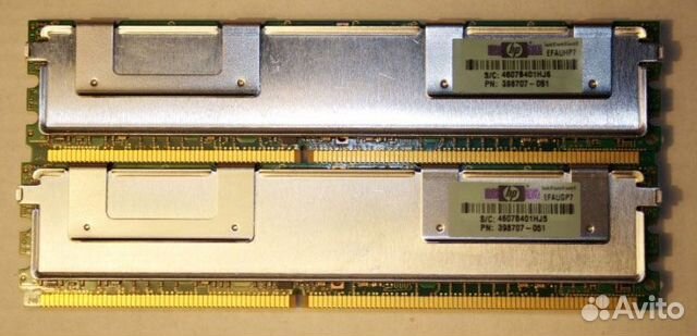 Оперативная память для серверов HP - 0.5 1 и 2Gb