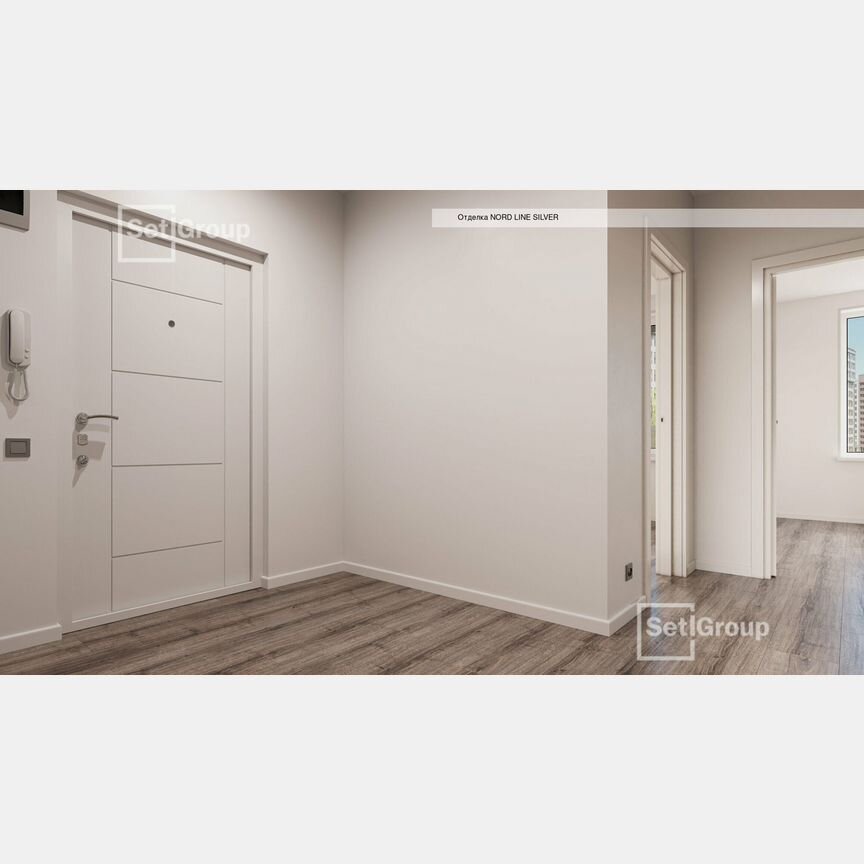 2-к. квартира, 54,2 м², 1/4 эт.