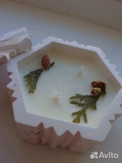 Ароматическая свеча ручной работы