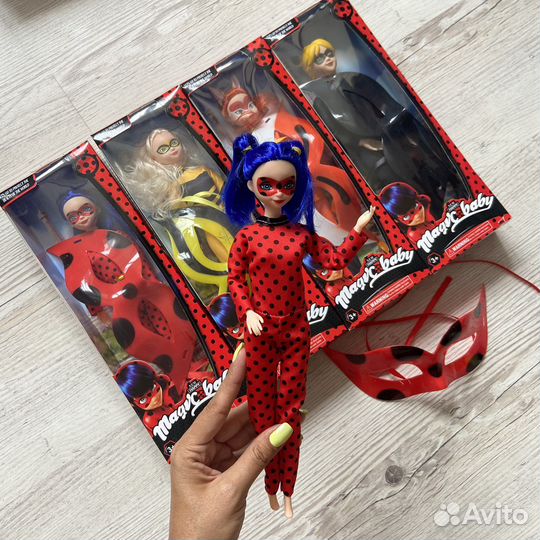 Леди Баг и Супер Кот 38-30 -55 см / Новые