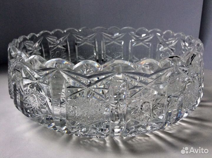 Хрустальная салатница СССР