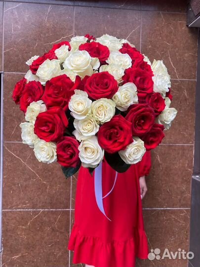 Букет из 51 розы