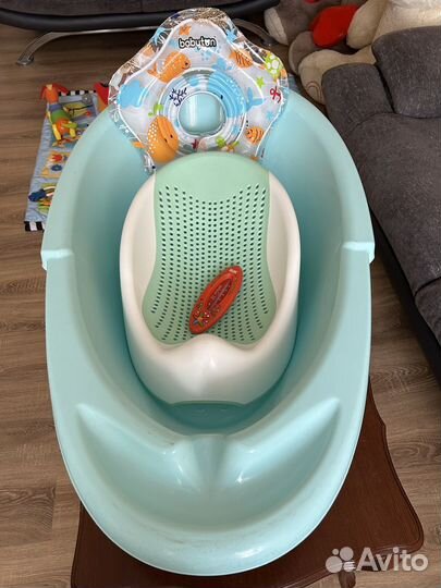 Ванночка, горка, круг, термометр