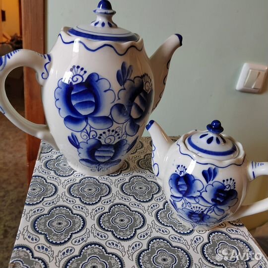 Чайник заварочный Гжель СССР