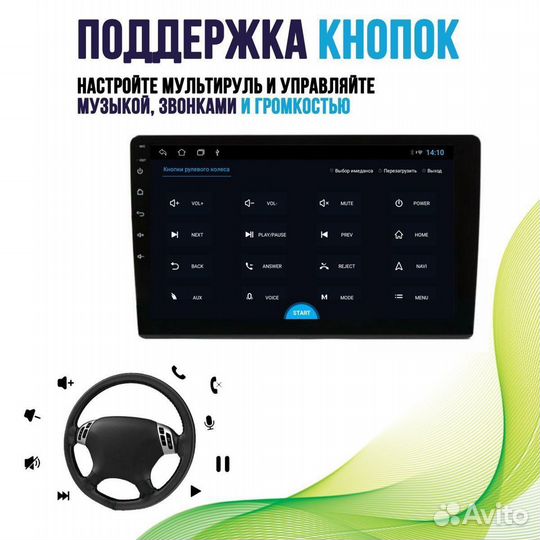 Магнитола Toyota Harrier XU60 M series Android