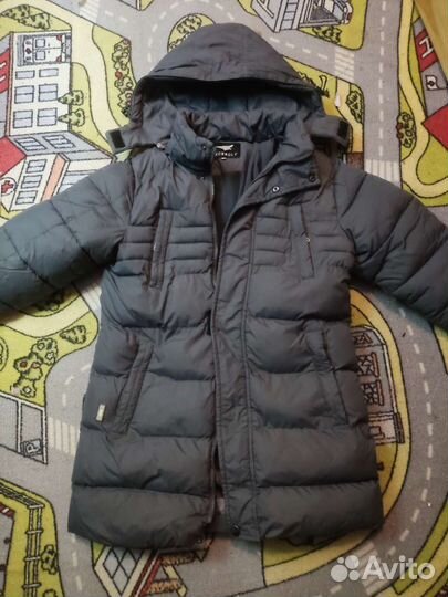 Удлинённая,теплая куртка