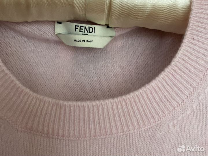 Кофта футболка Fendi оригинал кашемир