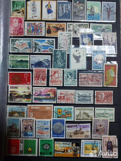 Старые, редкие почтовые марки стран мира ком.6