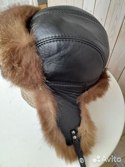 Шапка мужская,енот