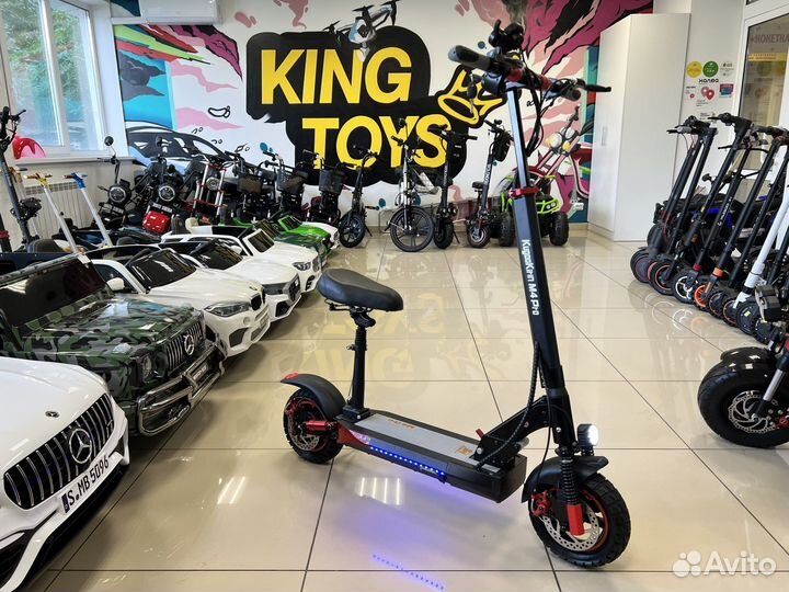 Электросамокат Kugoo Kirin М4 Pro 18Ah С Сиденьем