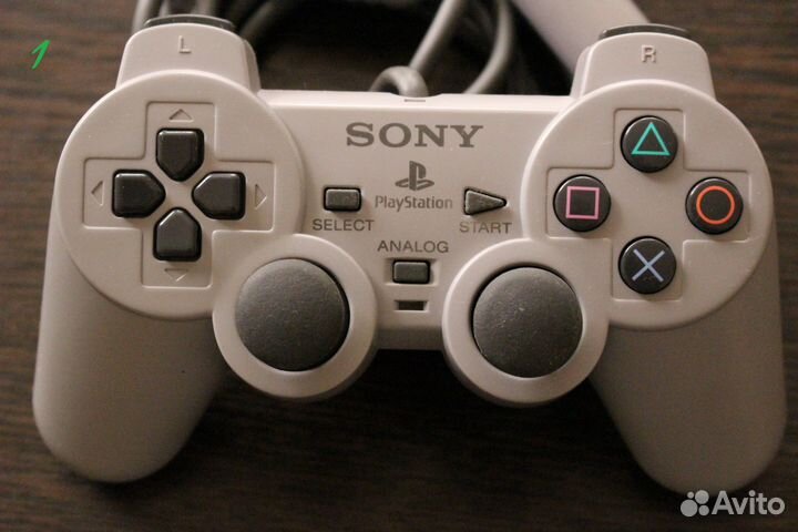 Оригинальный джойстик (геймпад) PS1 PlayStation